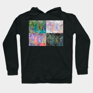 Starry Nights Over MeepNana Festival Glassed Quads Hoodie